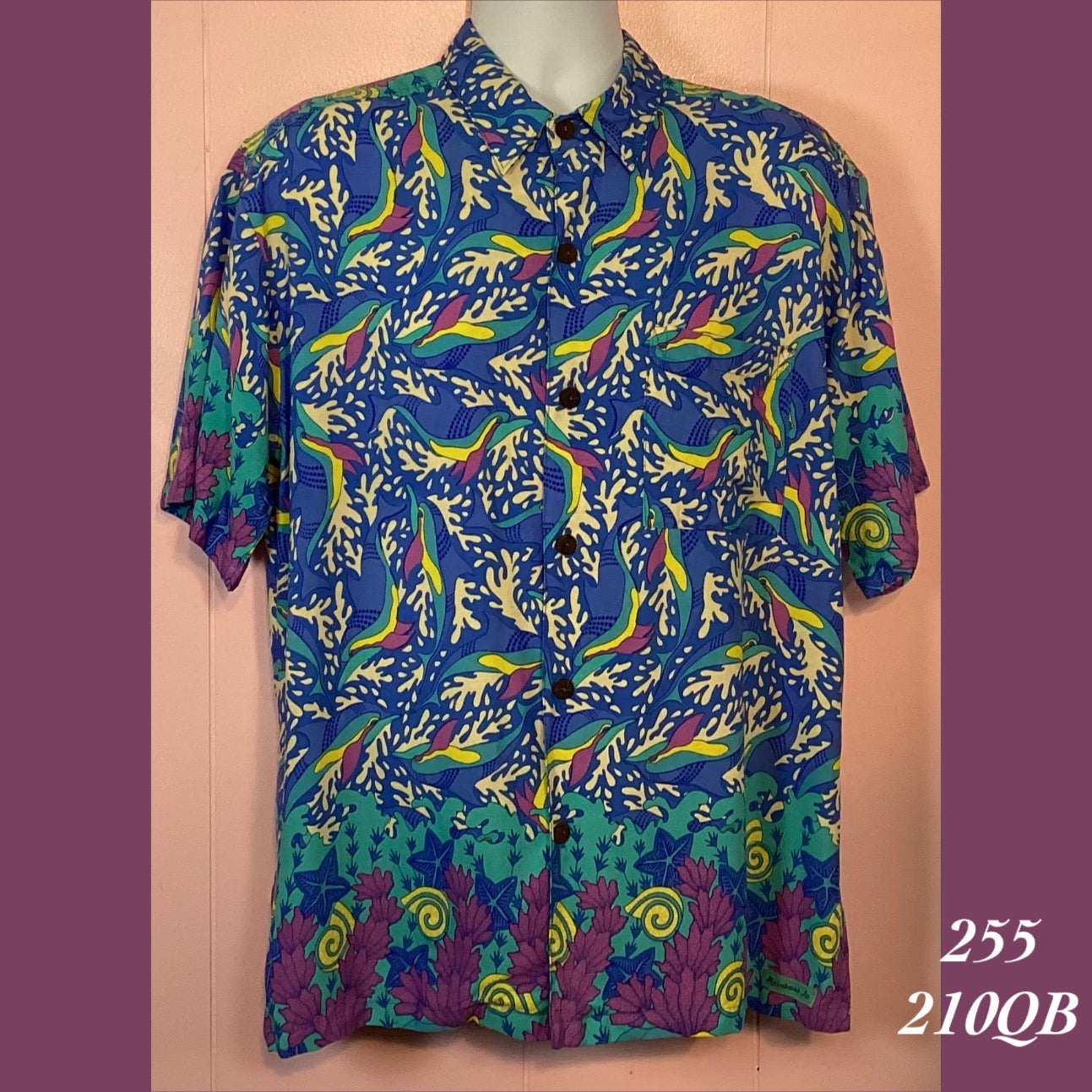 255 - 210QB , Men's Aloha shirt