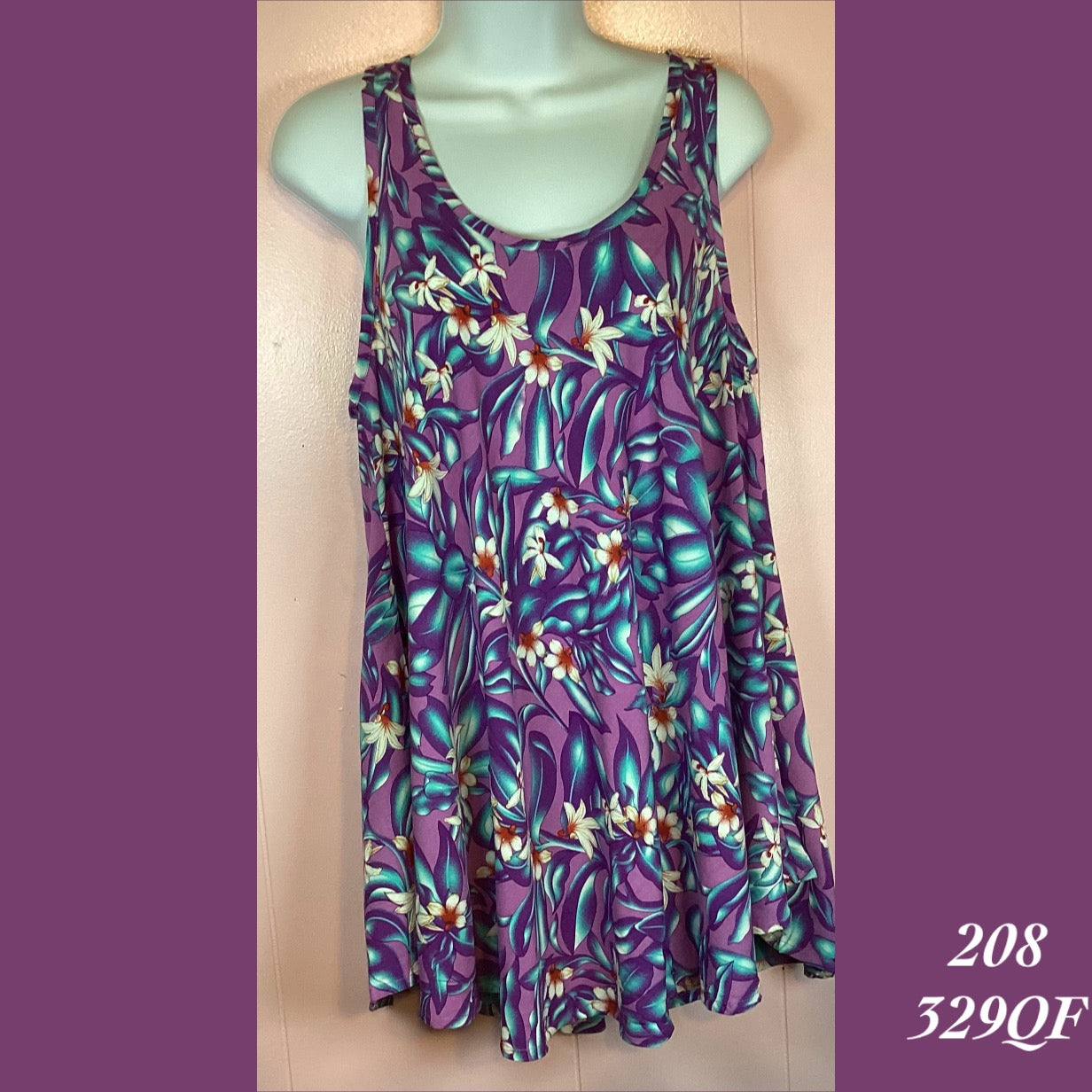 208X - 329QF , Swing tank top plus size