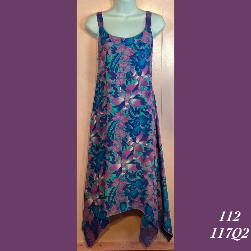 Sundress with handkerchief hemline - 112 - 117Q2 ,