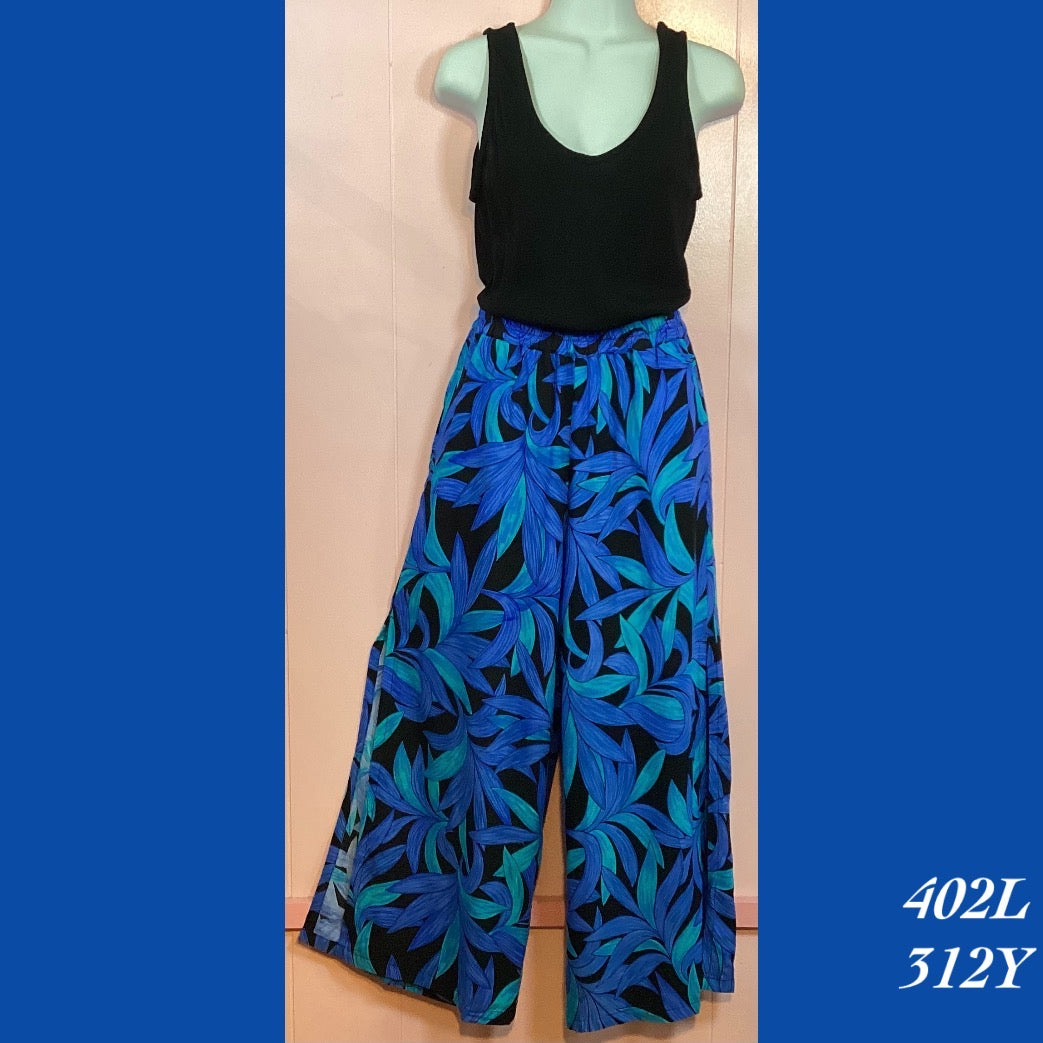 402LX - 312Y , Long slit leg pant plus size