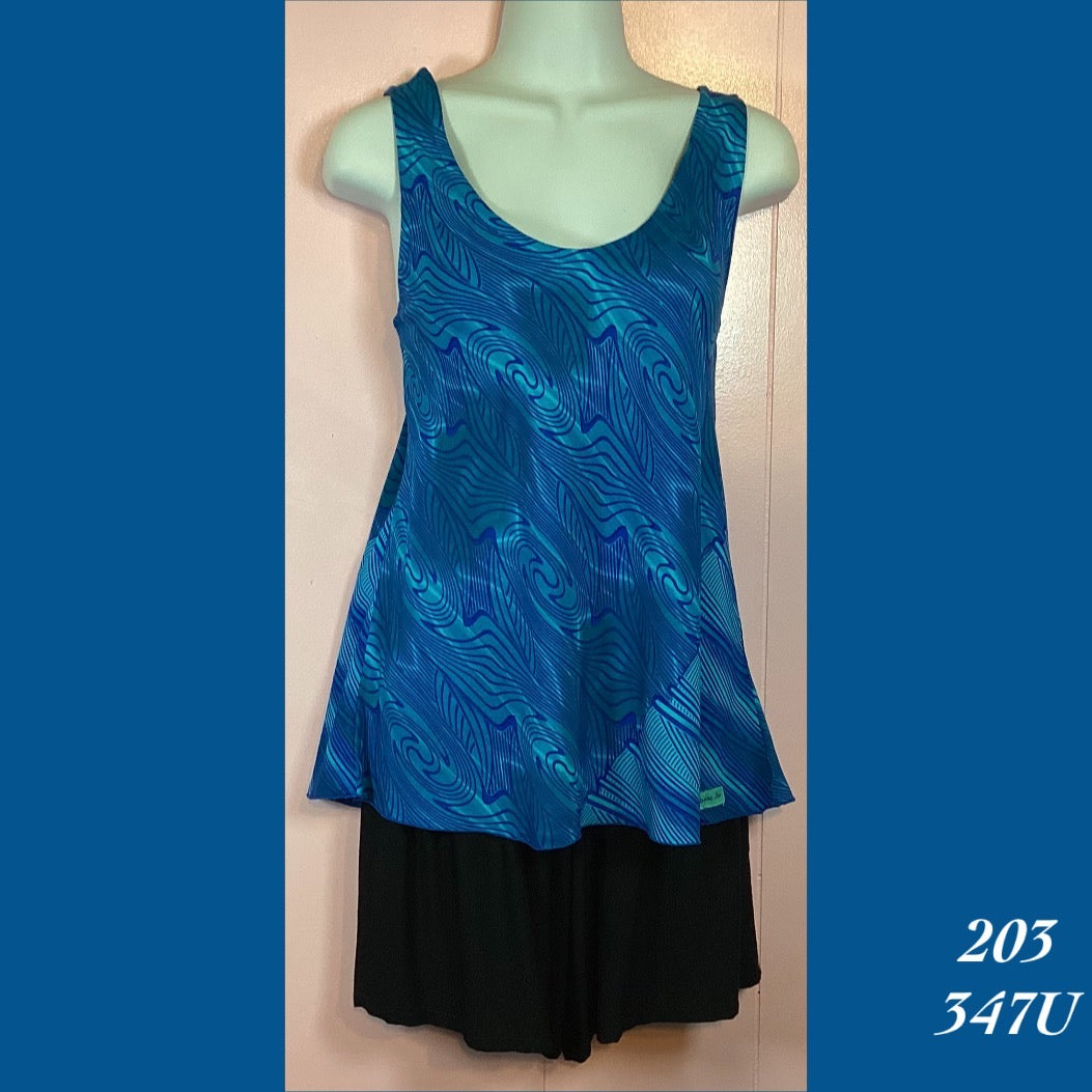 203 - 347U , Bias cut tank top