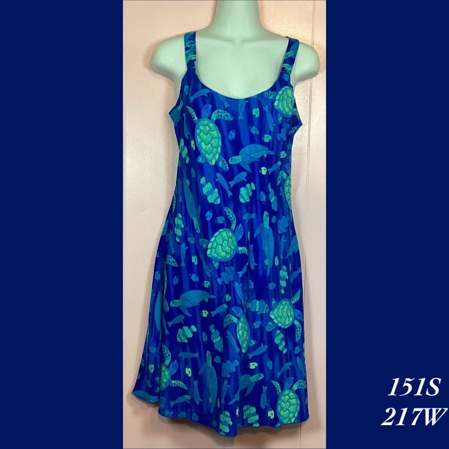 151S - 217W , Bias cut strap dress