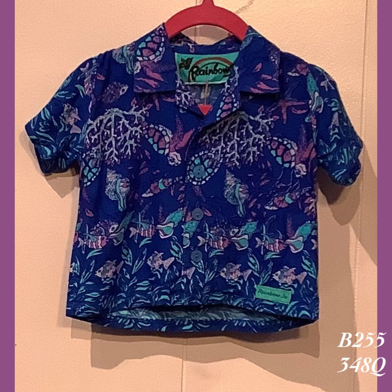 B255 - 348Q , Baby boy Aloha shirt