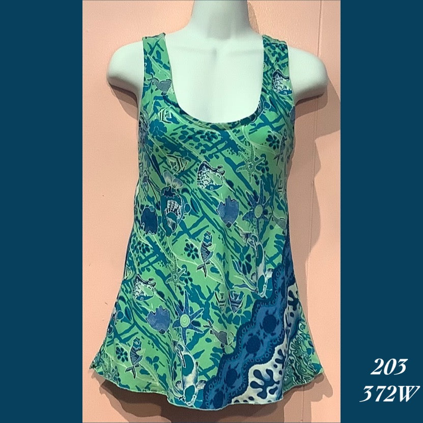 203 - 372W , Bias cut tank top