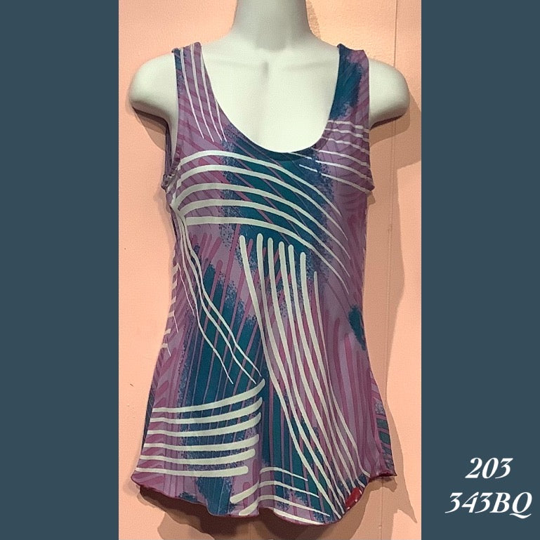 203 - 343BQ , Bias tank top