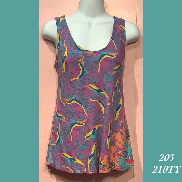203 - 210TY , Bias cut tank top