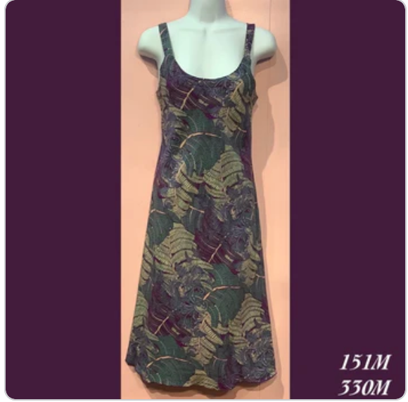 151MX - 330M , Bias cut strap dress tea length plus size