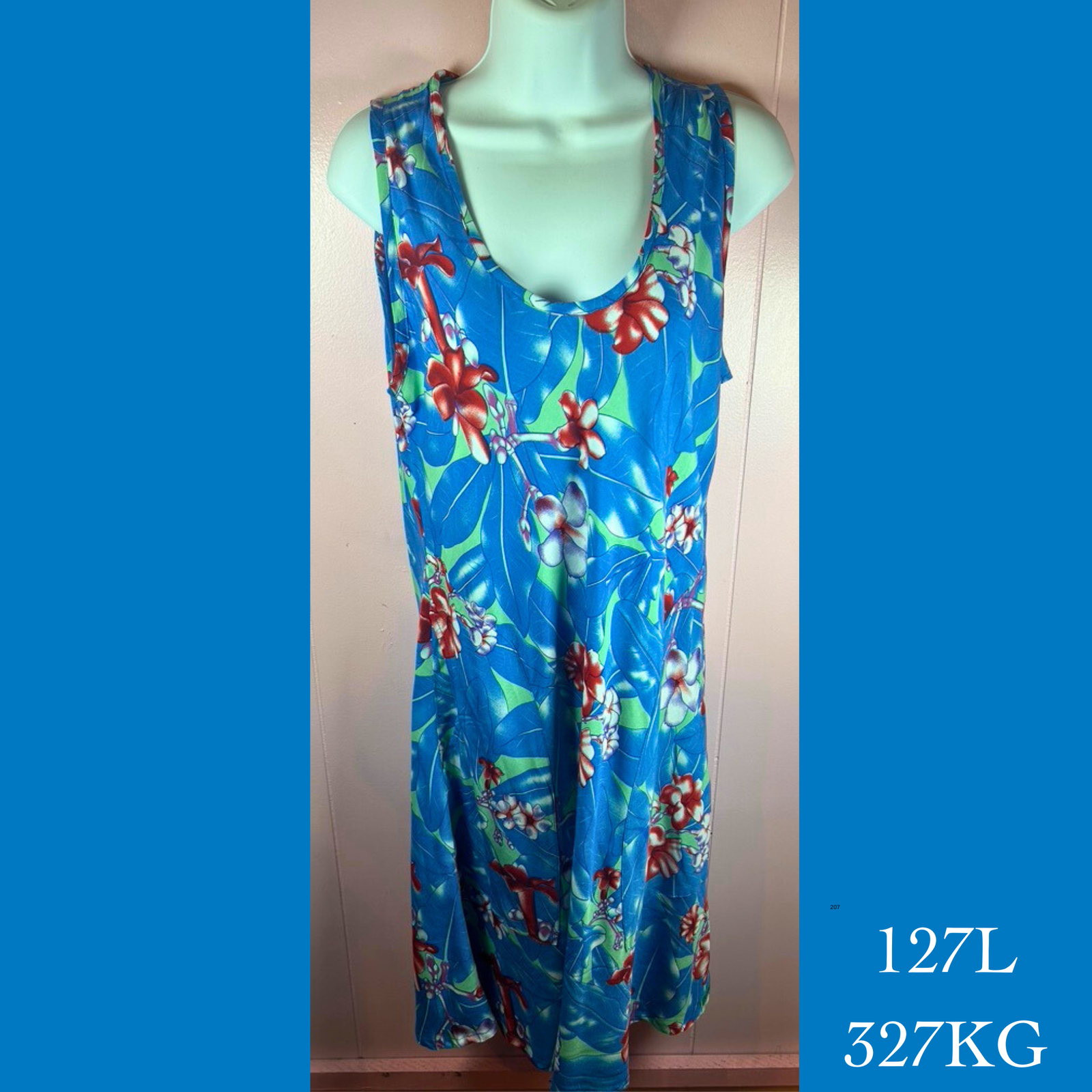 127L 327KG, Relaxed fit pocket dress