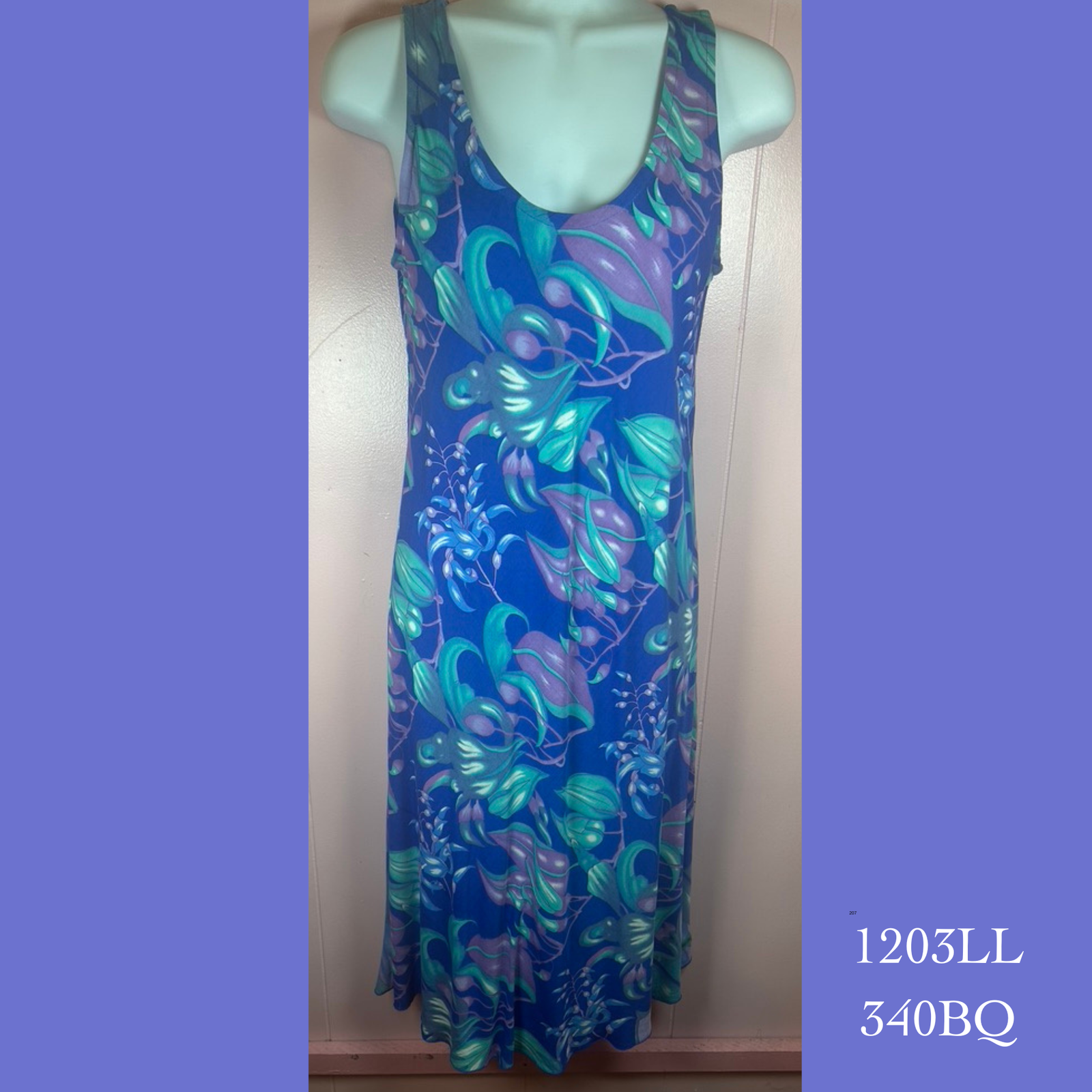 1203LL - 340BQ , Tank dress