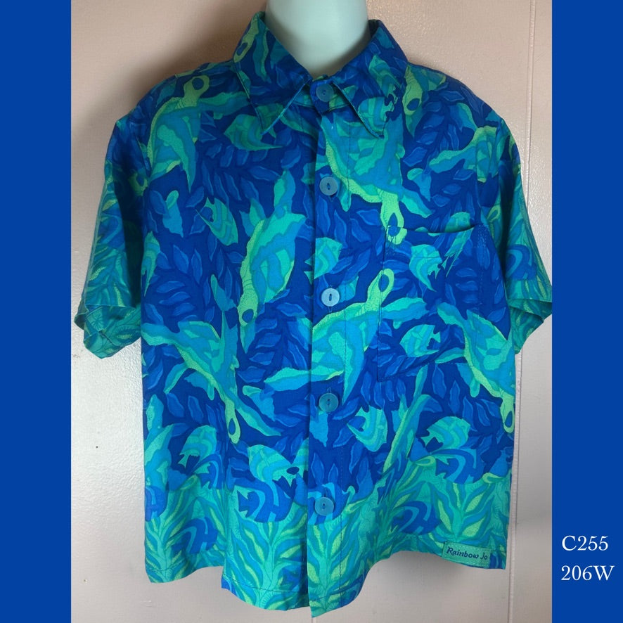 C255 - 206W , Boy's Aloha Shirt