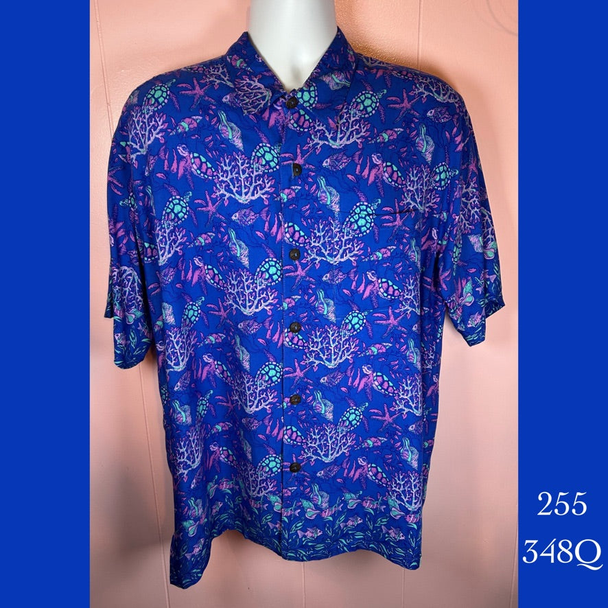 255 - 348Q , Men's Aloha Shirt