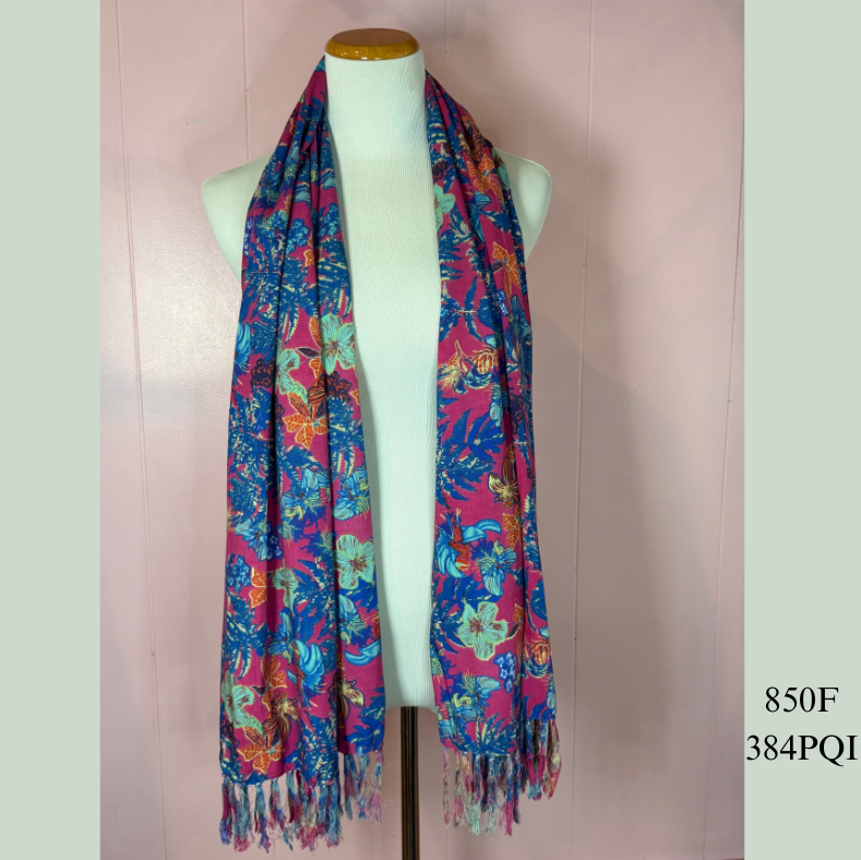 850F - 384PQ1, Fringed Scarf
