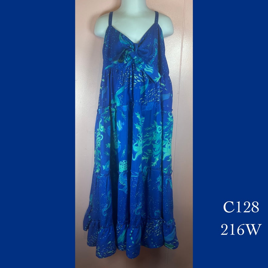 C128 - 216W , Tier dress