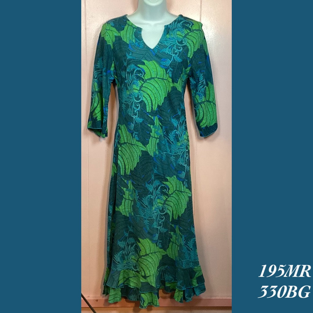 plus size long sleeve tunic dress 195MRX