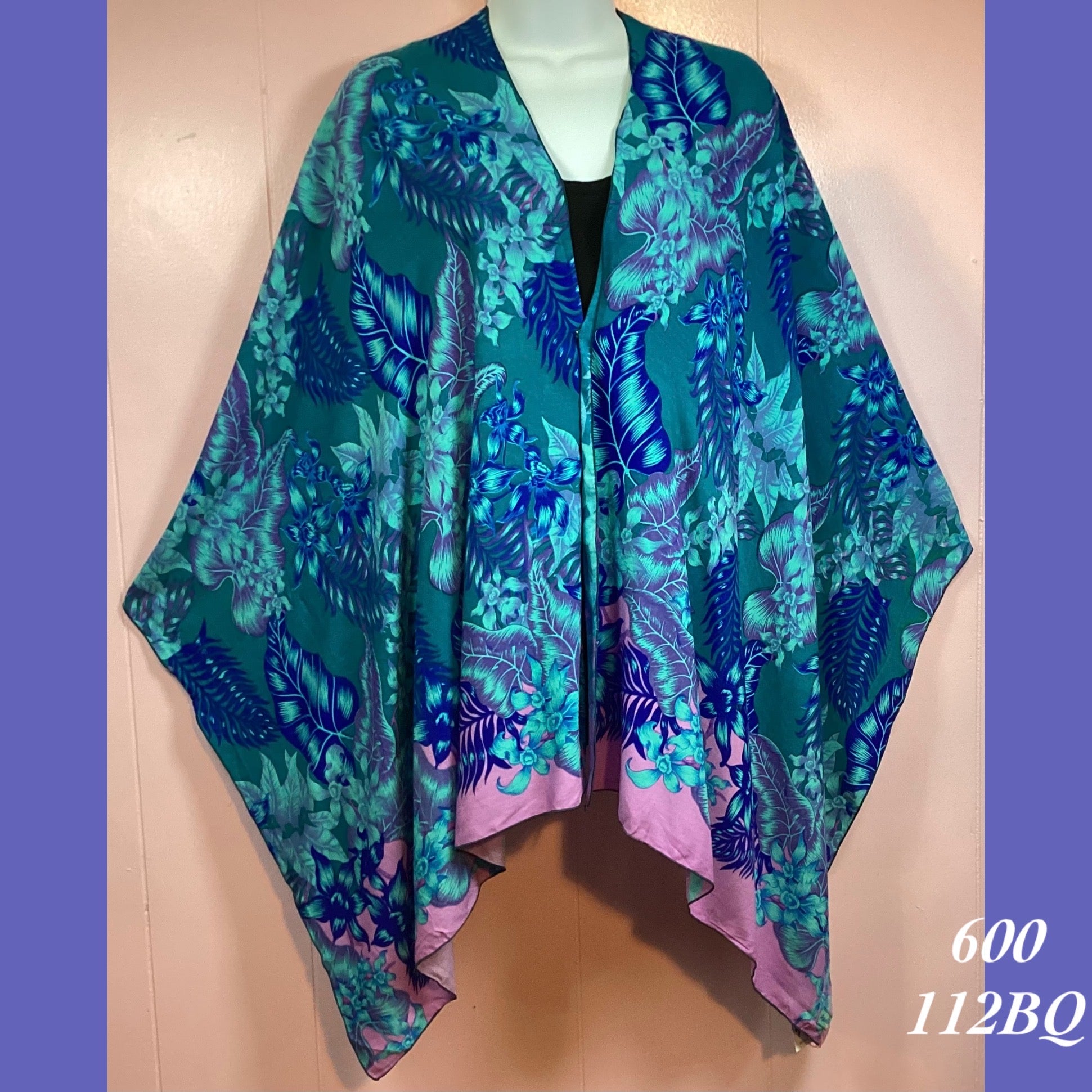 600 - 112BQ , Shoulder wrap sarong