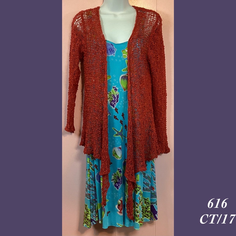 616 - CT/17 , Shrug  , Cranberry , ( dress not included )