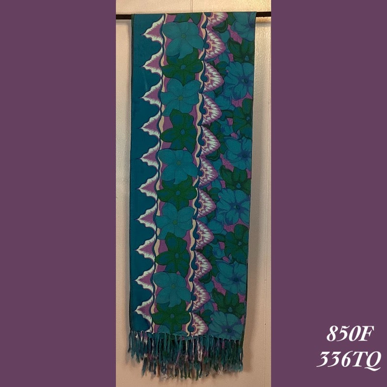 850F - 336TQ , Fringed scarf