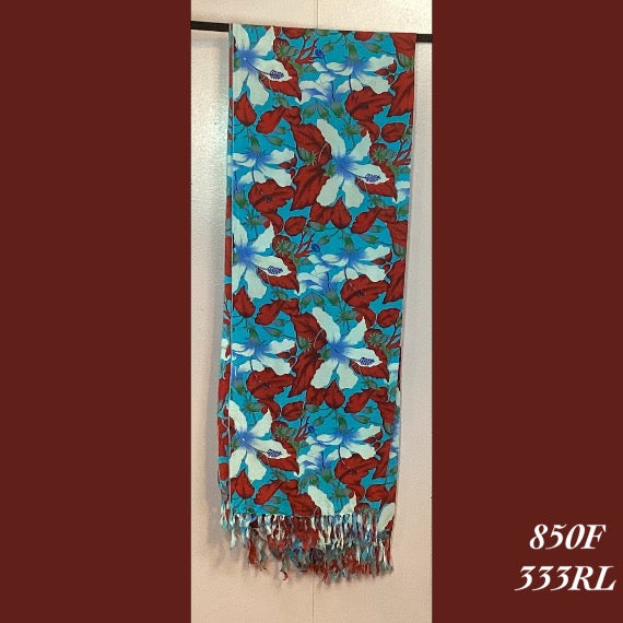 850F - 333RL , Fringed scarf