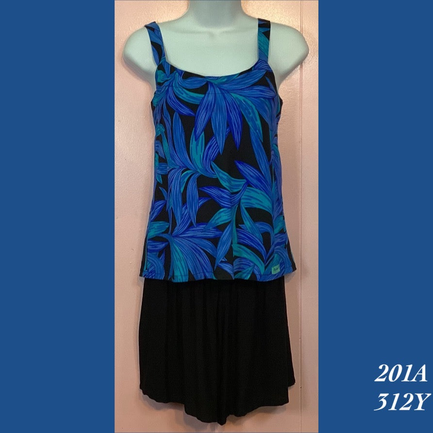 201A - 312Y , Bias cut strap top