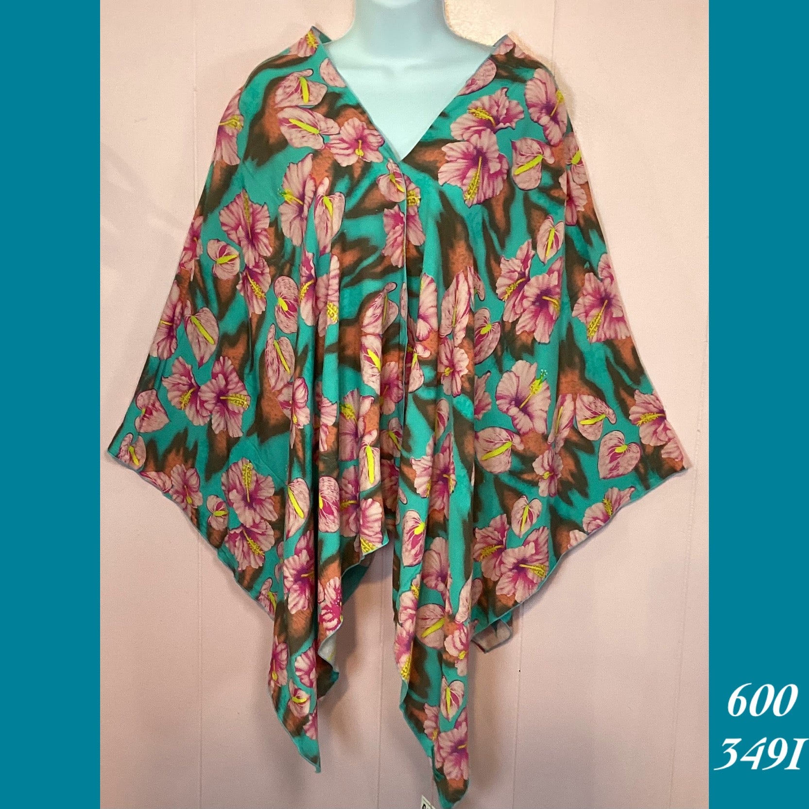 600 - 349I , Shoulder wrap sarong