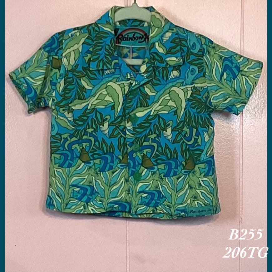 B255 - 206TG , Baby boy's Aloha shirt