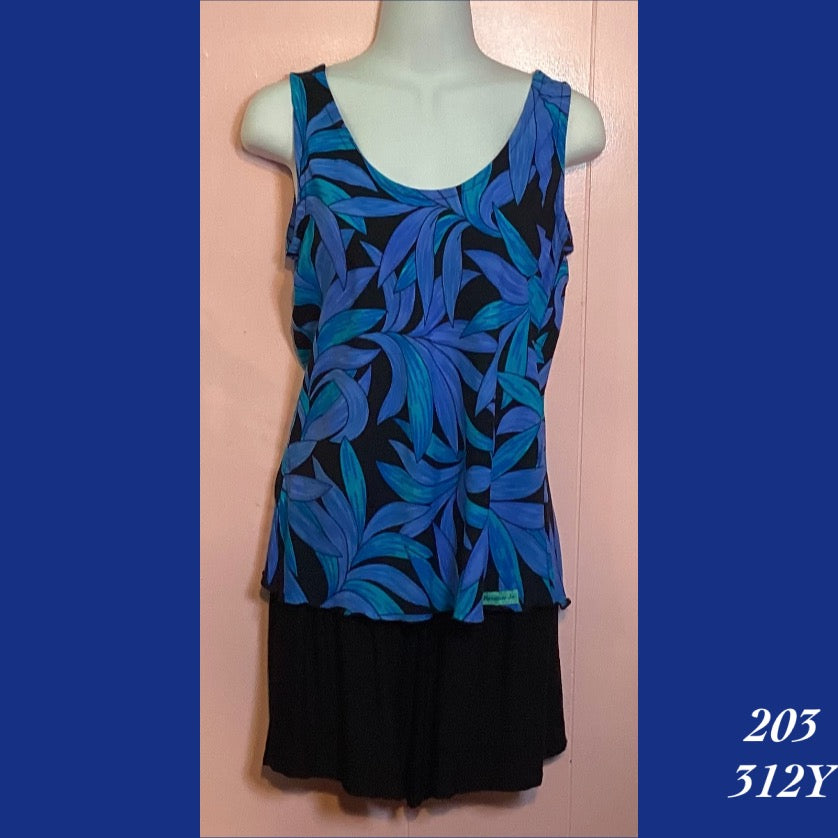 203 - 312Y , Bias cut tank top