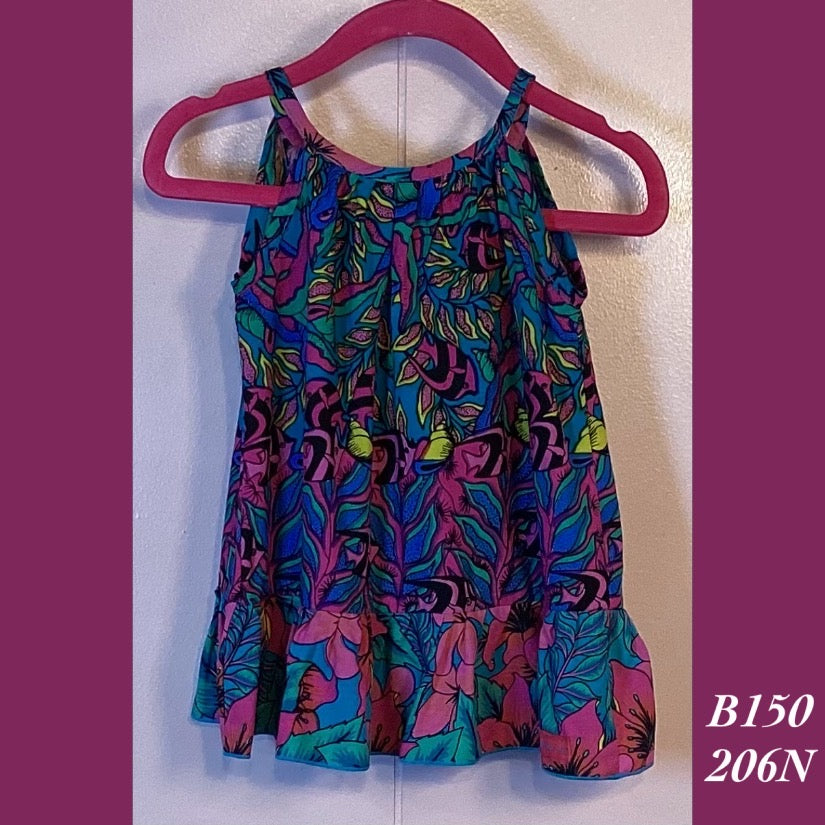 B150 - 206N , Draw string back dress