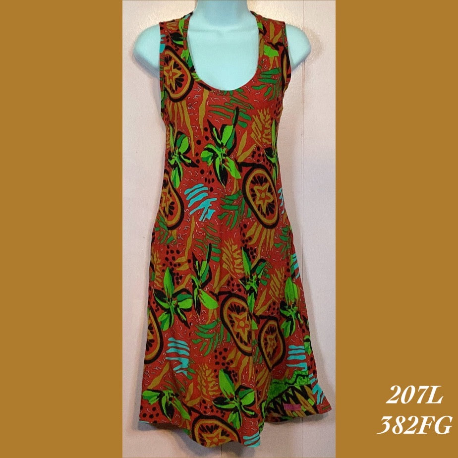 127 - 382FG , Relaxed fit pocket dress