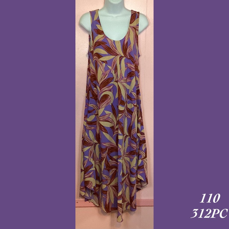 Rainbow Jo Sundress Resort Wear Plus Size Midi Dress - 110X - 312PC