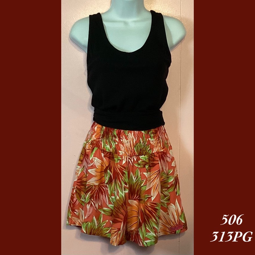 506X - 313PG , Elastic rib short plus size