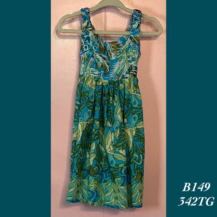 B149 - 342TG , Elastic strap baby doll dress