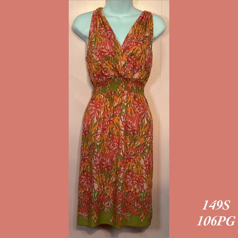 149S - 106PG , Halter back dress with pockets