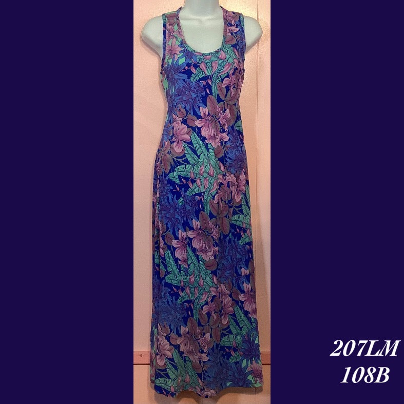 207LMX - 108B , Relaxed fit pocket dress mid length plus size