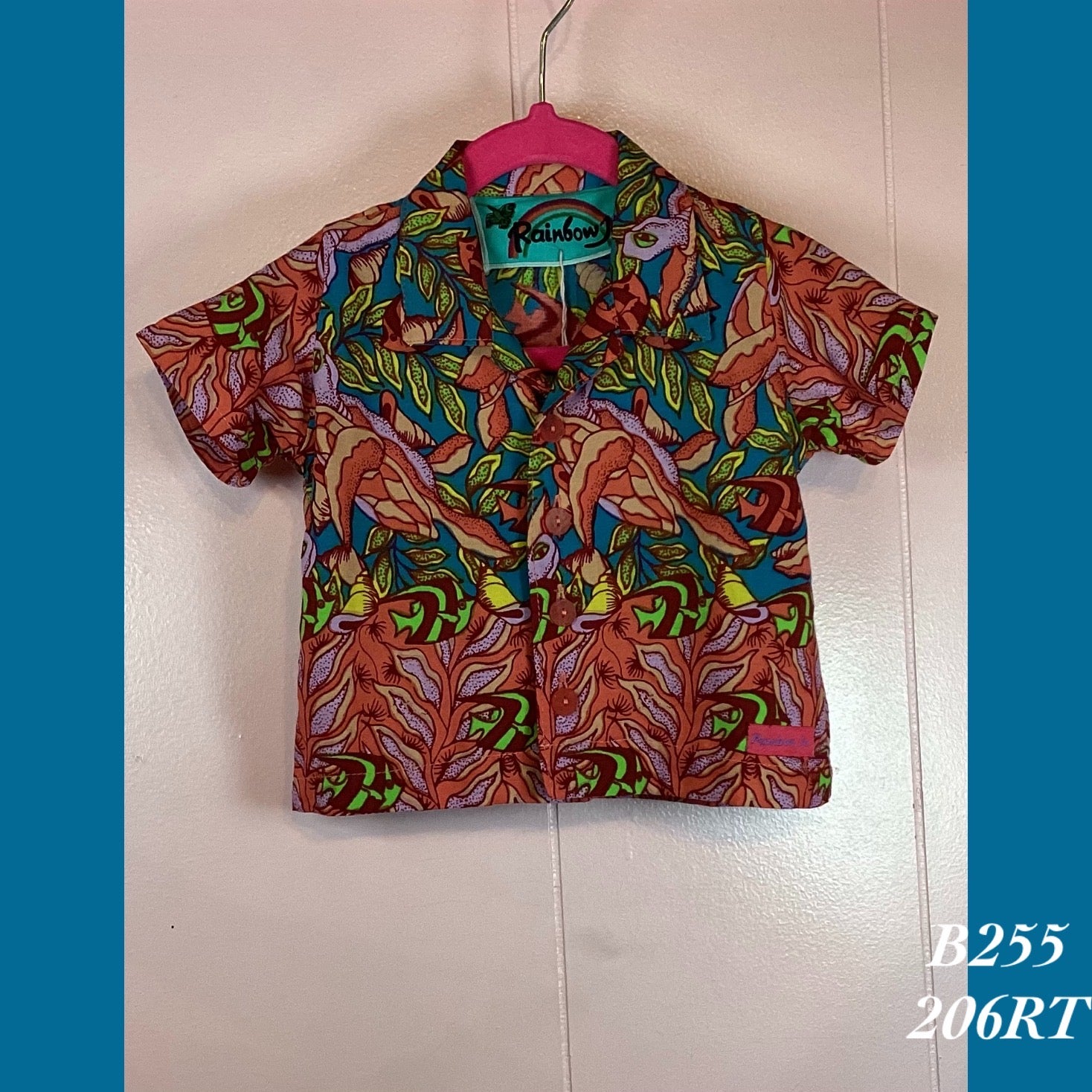 B255 - 206RT , Baby boy's Aloha shirt