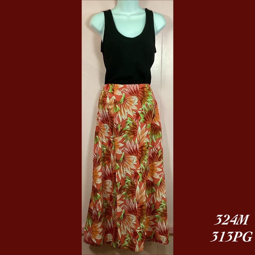 324MX - 313PG , Skirt with elastic back plus size