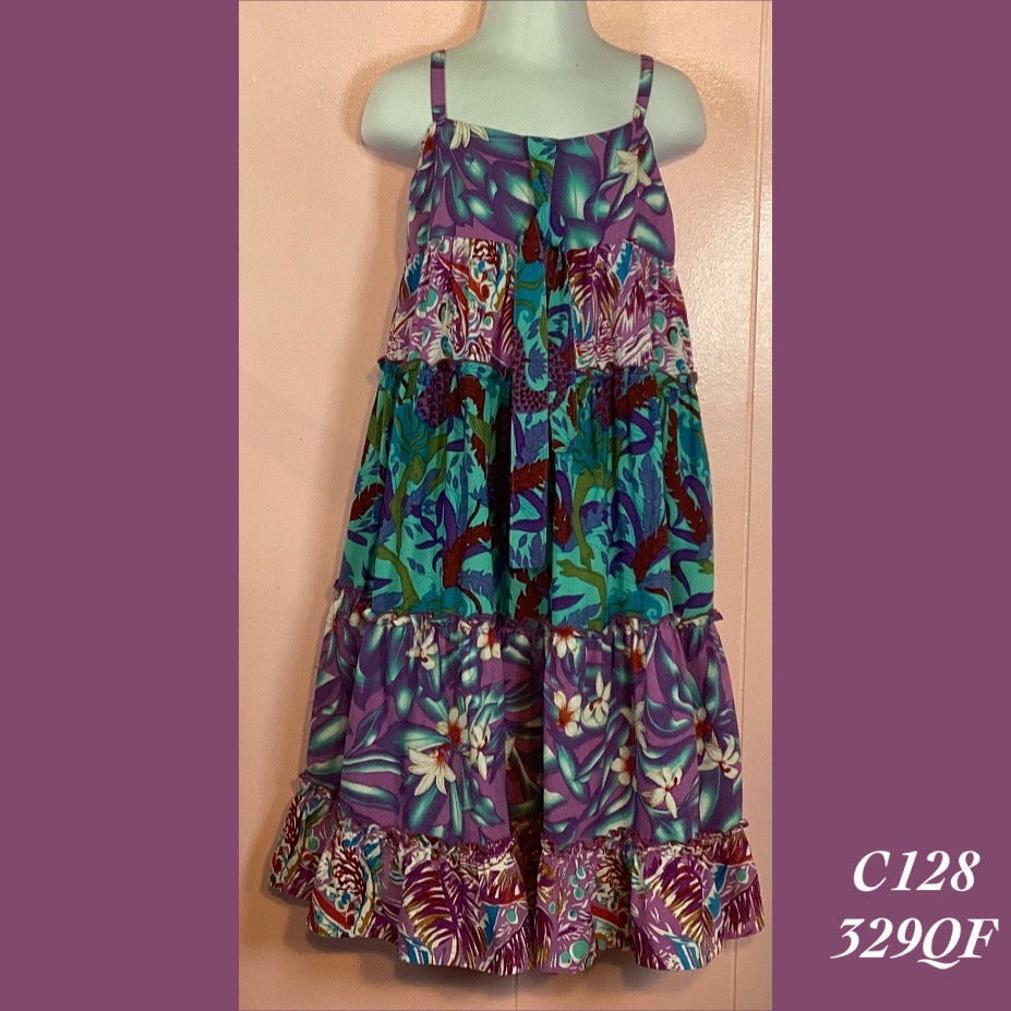 C128 - 329QF , Tier dress