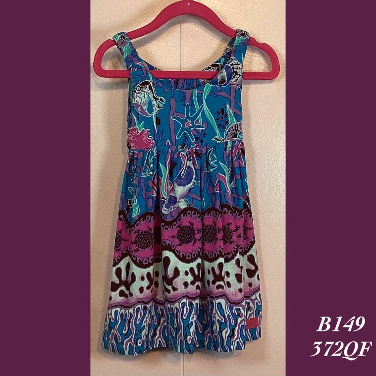 B149 - 372QF , Elastic strap baby doll dress