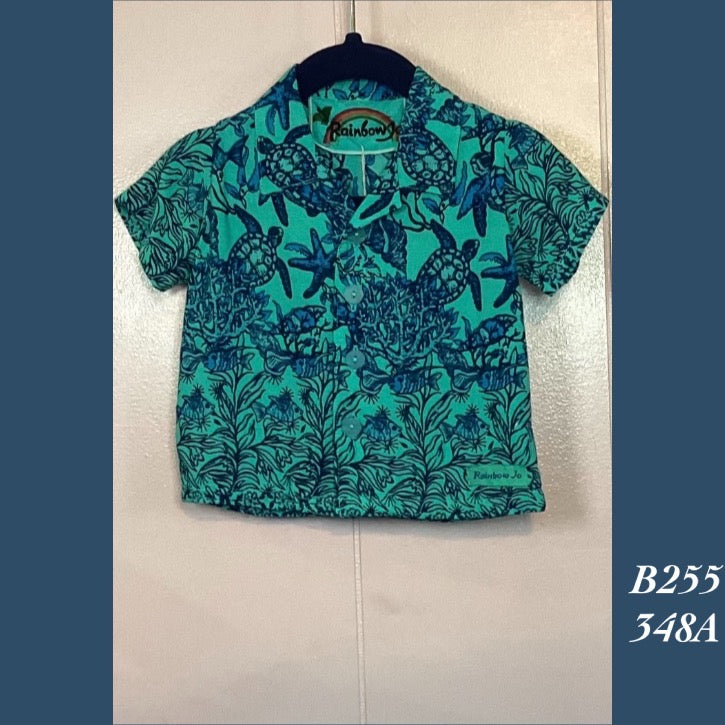 B255 - 348A , Baby boy's Aloha shirt