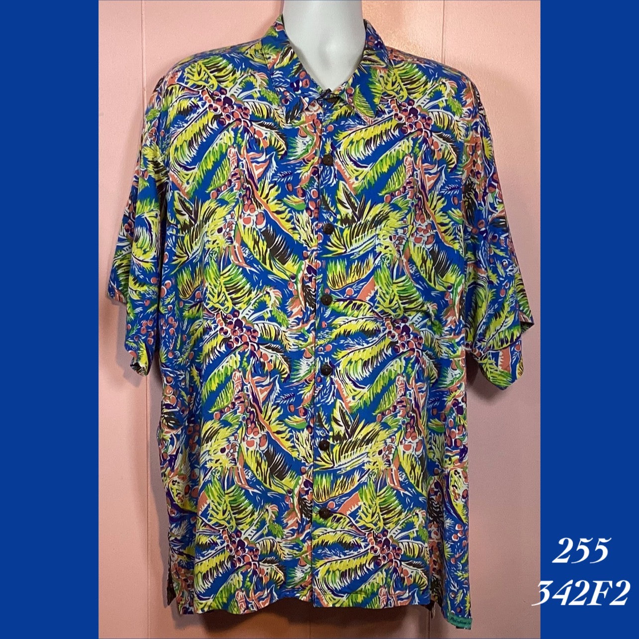 255 - 342F2 , Men's Aloha shirt