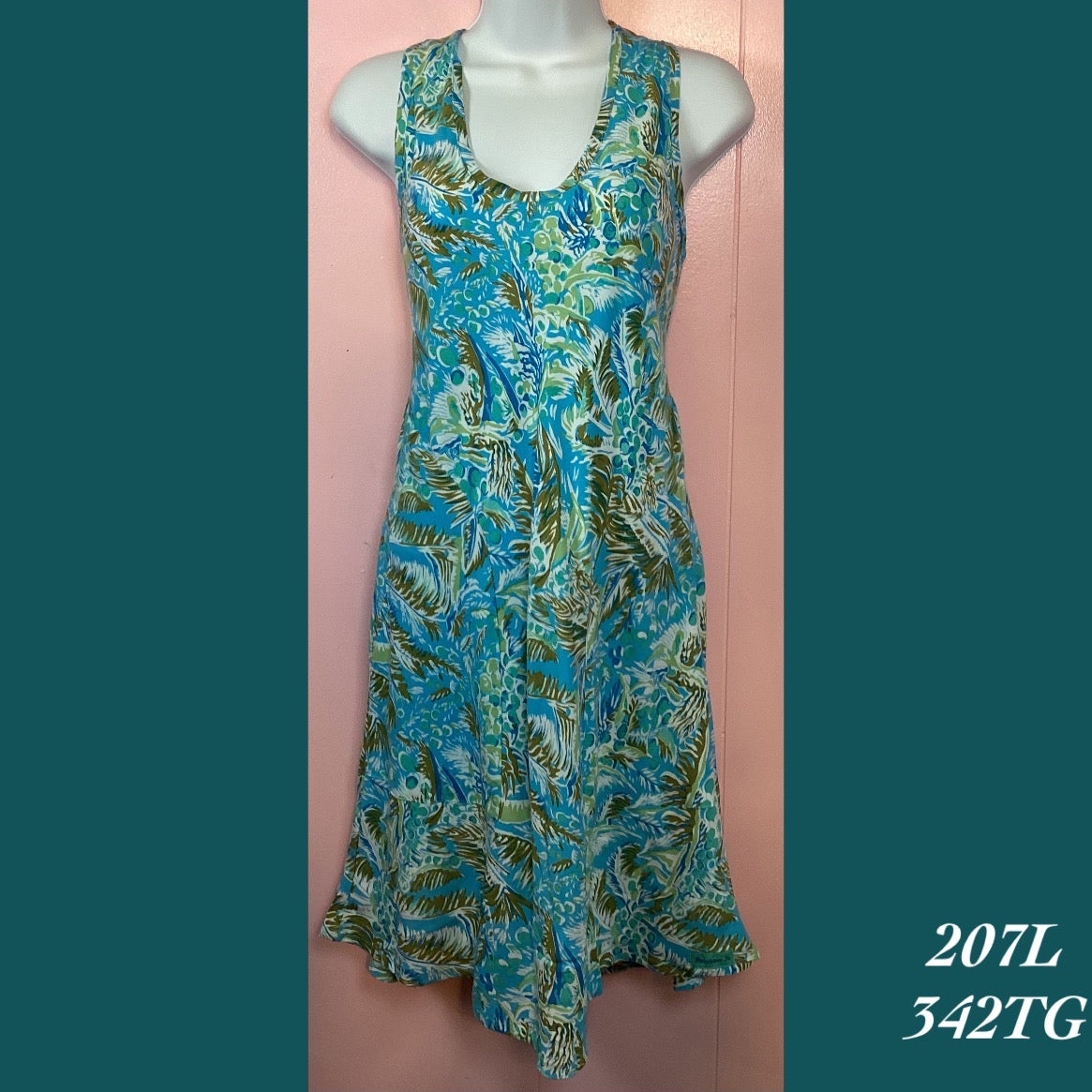 127 - 342TG , Relaxed fit pocket dress