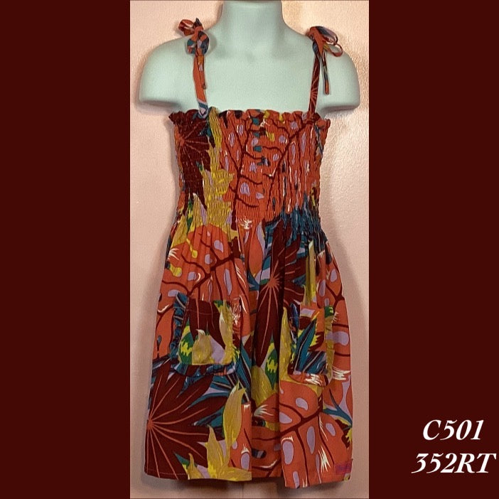 C501 - 352RT , Girl's Romper