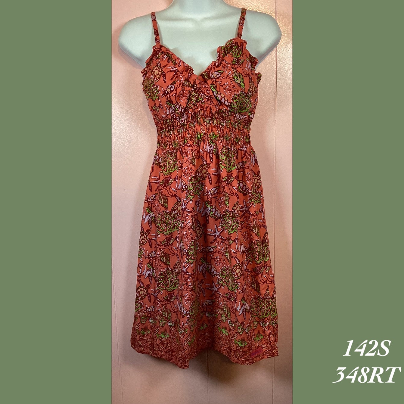 142S - 348RT , Elastic sundress