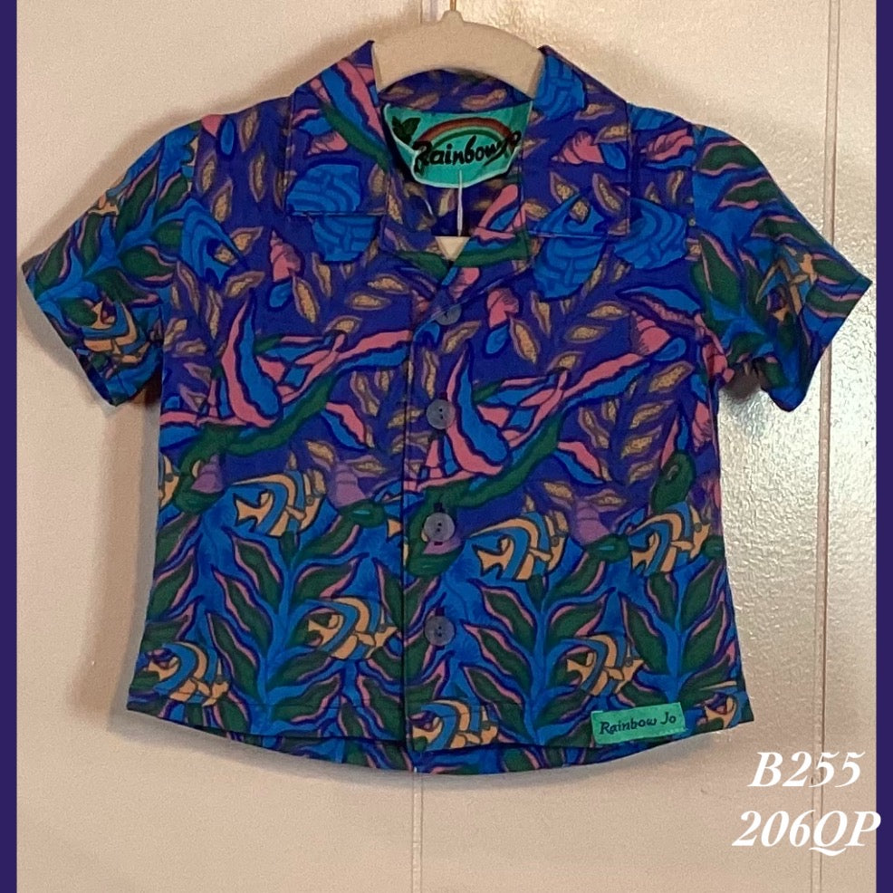 B255 - 206QP , Baby boy's Aloha shirt