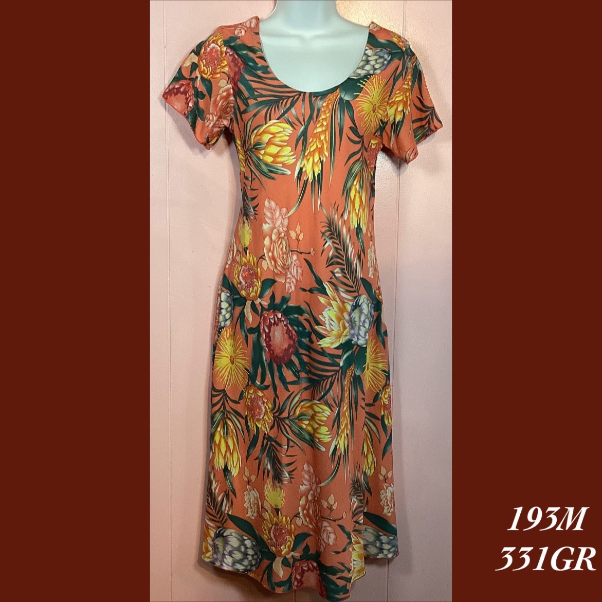 193M - 331GR , Sleeved bias cut dress mid length with ruffle - Rainbow Jo Hilo 193M - 331GR , Sleeved bias cut dress mid length with ruffle - Rainbow Jo Hilo