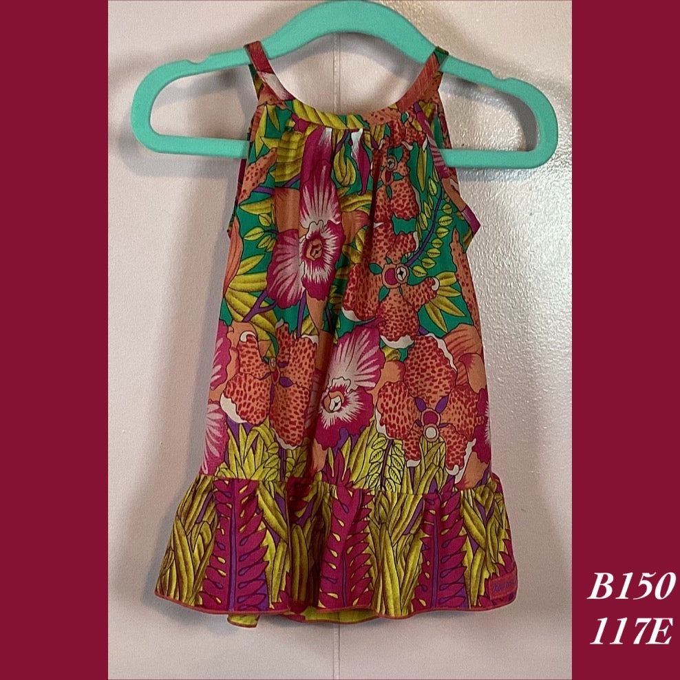 B150 - 117E , Draw back string dress