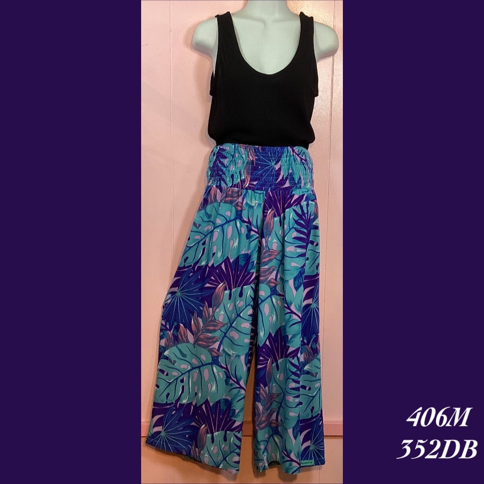 406MX - 352DB , Elastic ribbed pant plus size
