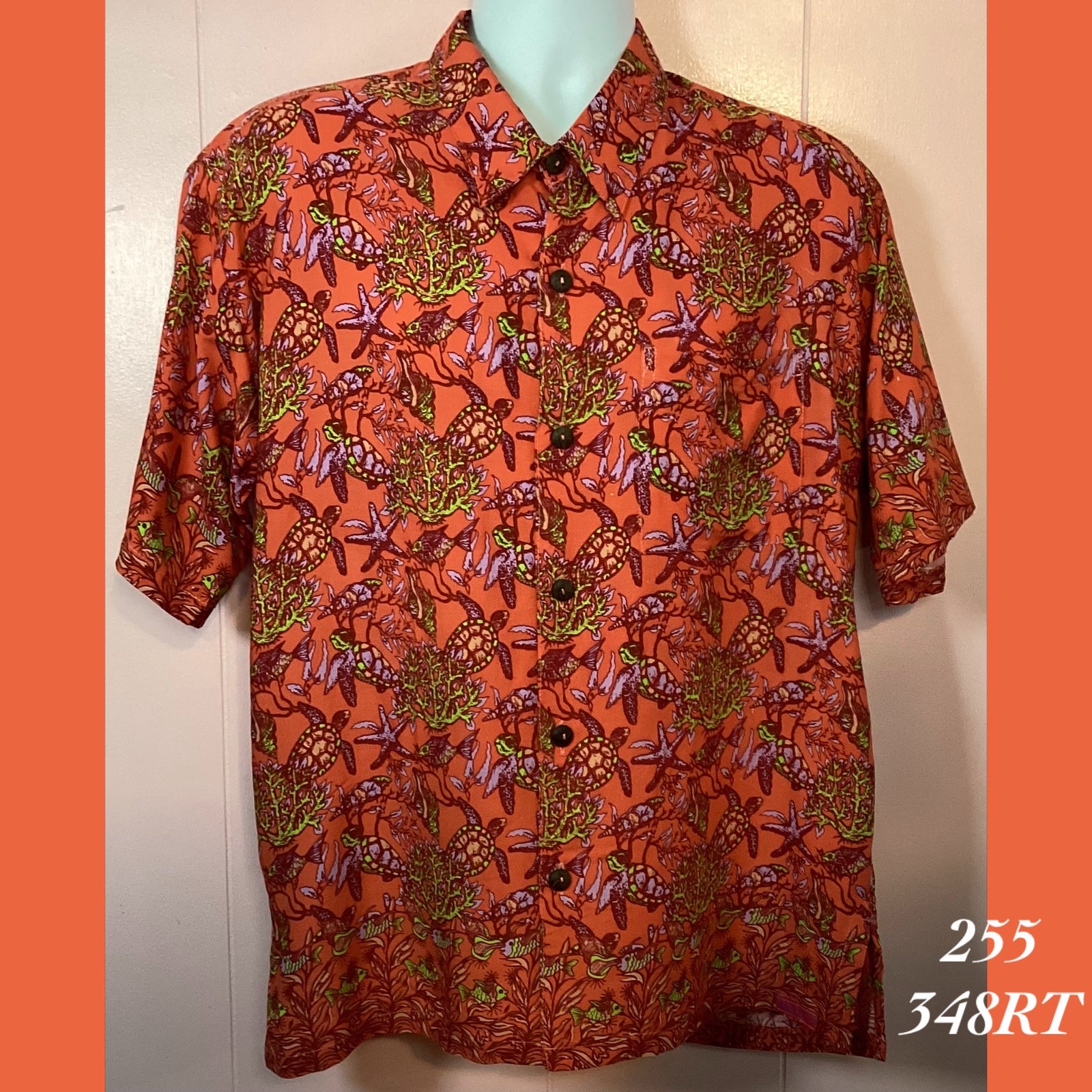 255 - 348RT , Men's Aloha shirt
