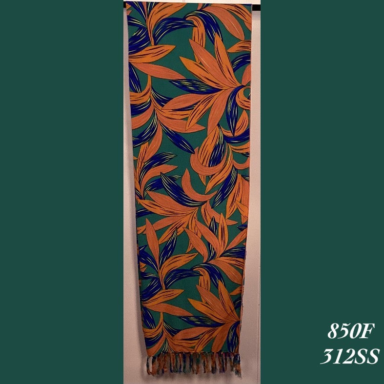 850F - 312SS , Fringed scarf