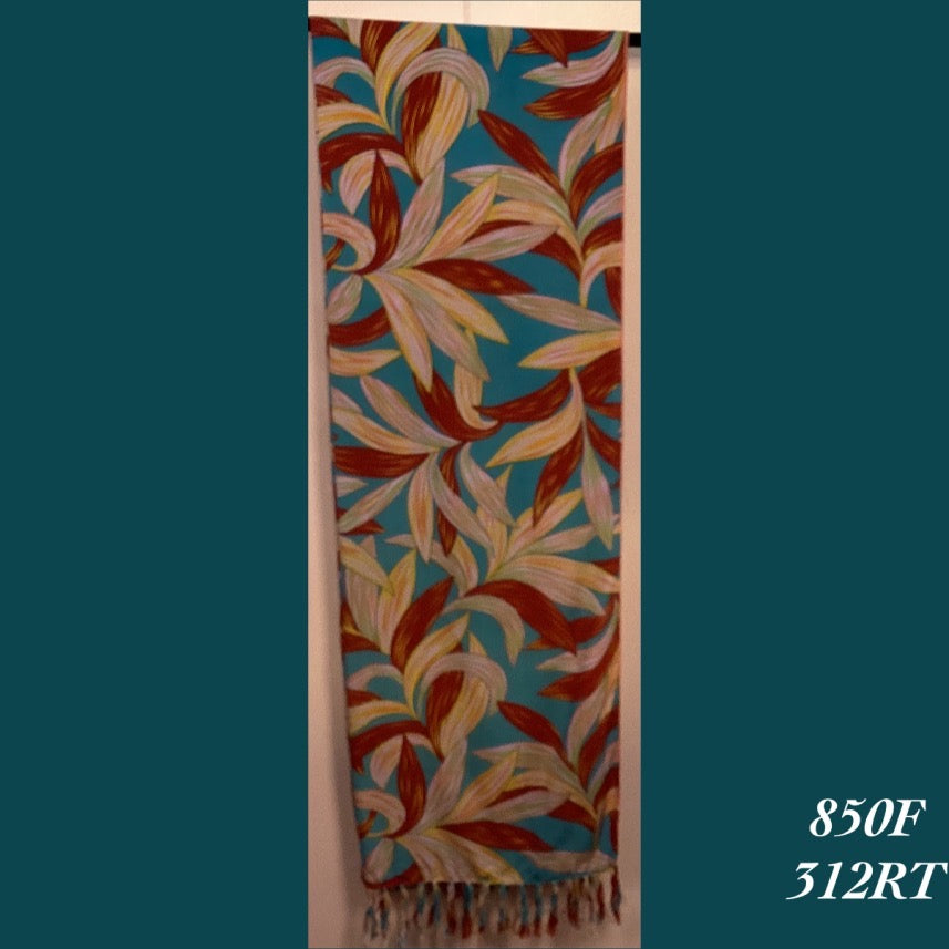 850F - 312RT , Fringed scarf