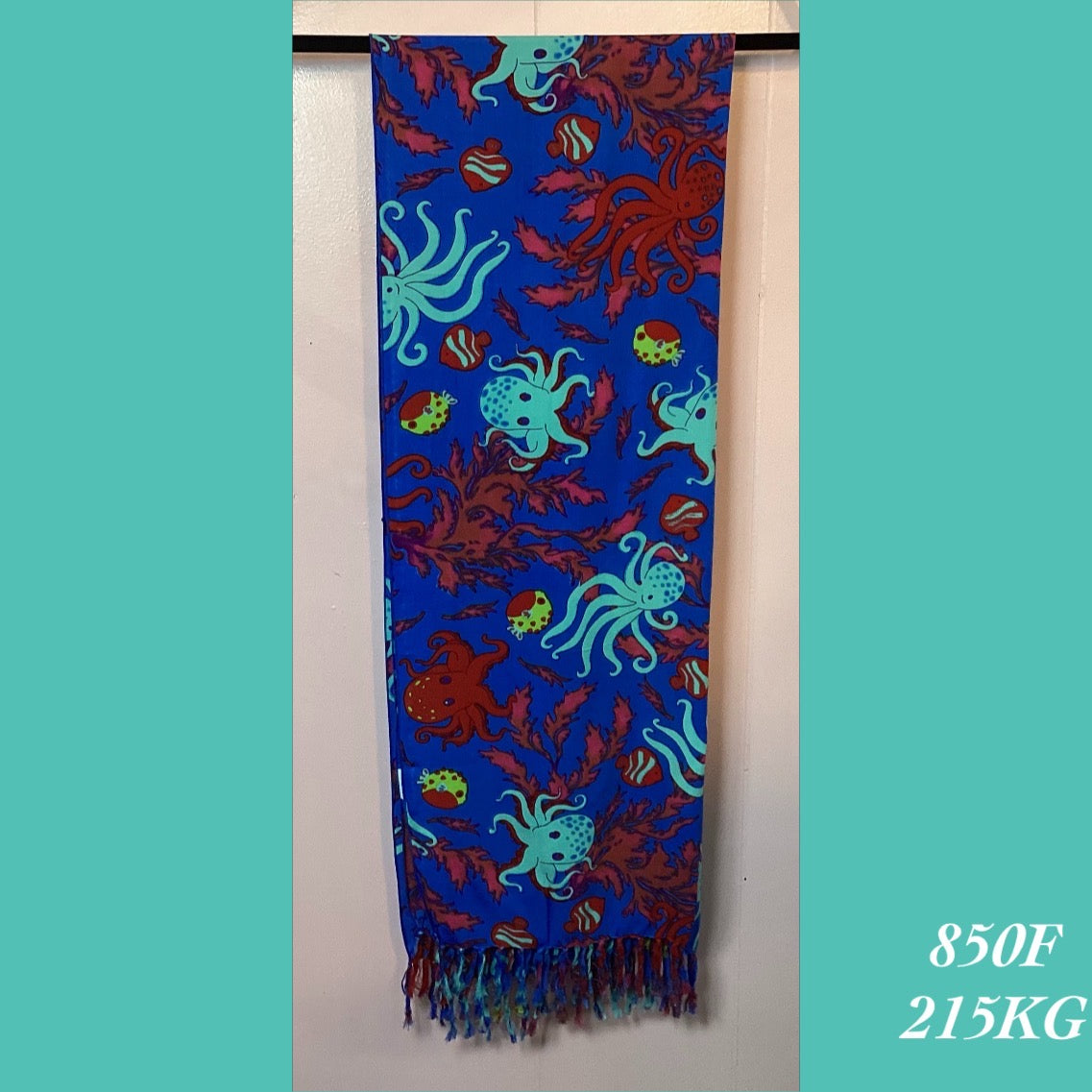 850F - 215KG , Fringed scarf
